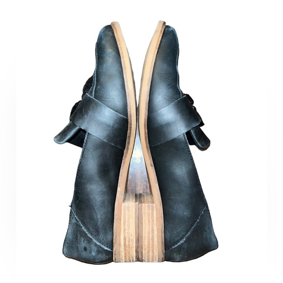 Toms Estel Black Loafers Size W7.5 - Picture 4 of 6